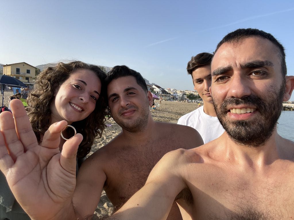 Recupero anello perso a Cinisi (PA)