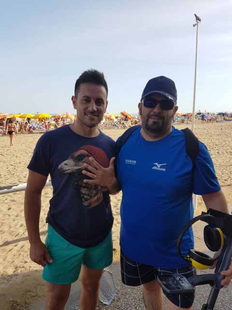 Recupero anello perso a Lignano Sabbiadoro (UD)
