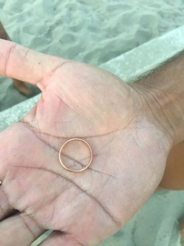 Recupero anello perso a Carrara (MS)