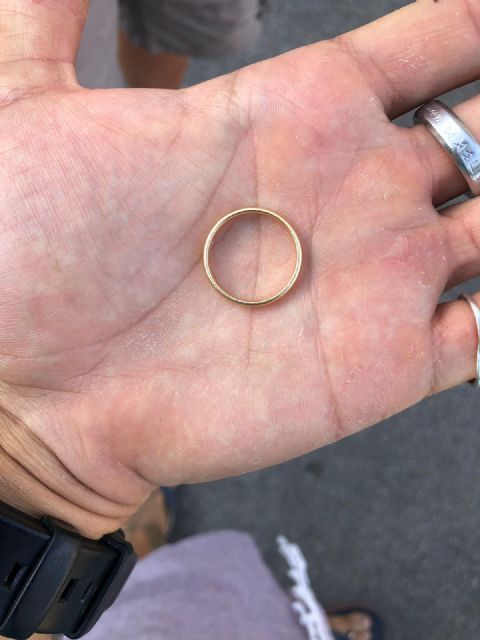 Recupero anello perso a Fondi (LT)